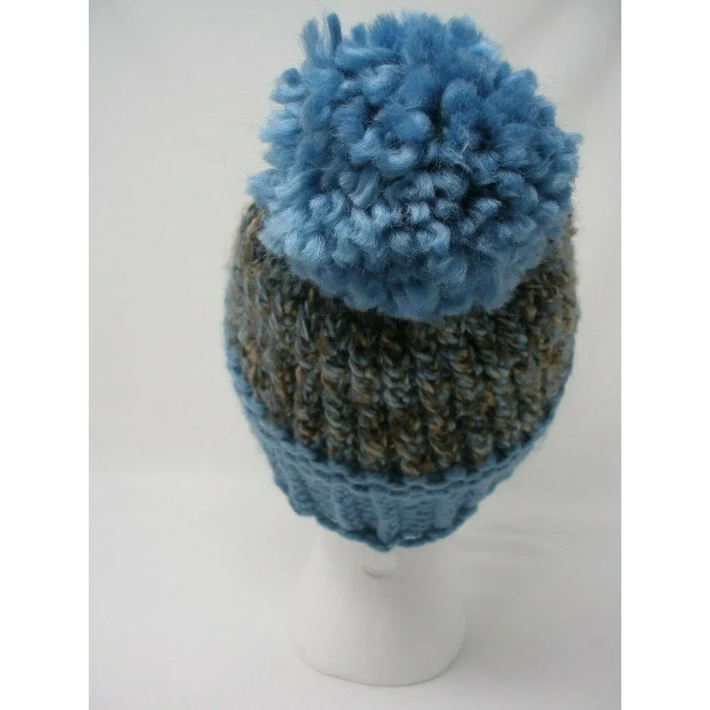 Knitted Beanie with Pom Pom - Picture 3 of 5